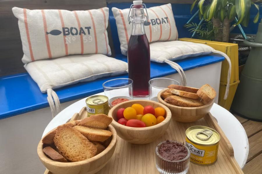 Le Brunch en mer du capitain' Nico 